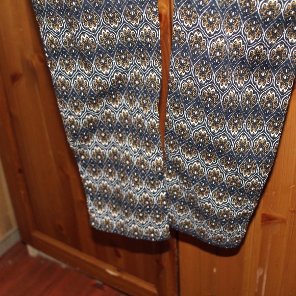 H&M Paisley Styled Printed Slim Trousers NWT Size 12 - Picture 8 of 13